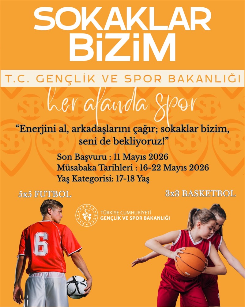 3. SOKAKLAR BİZİM 5X5 FUTBOL GENÇLİK KUPASI