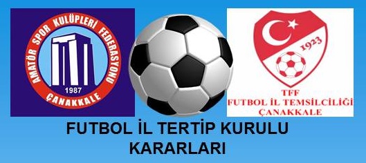 FUTBOL İL TERTİP KURULU KARARLARI 05.12.2023