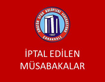 İPTAL EDİLEN U 11 LİGİ MİNİMİNİKLER ŞENLİĞİ LİGİ C GRUBU MÜSABAKALARI