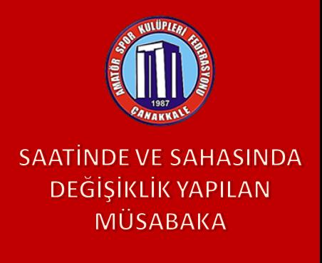 SAATİNDE VE SAHASINDA DEĞİŞİKLİK YAPILAN U 17 KIZLAR GELİŞİM LİGİ 9. GRUP MÜSABAKASI