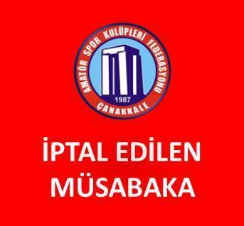 İPTAL EDİLEN U 13 LİGİ A GRUBU MÜSABAKASI